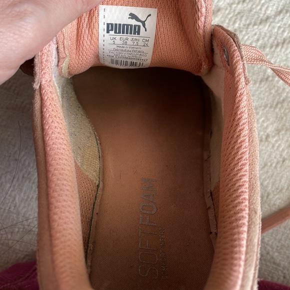 Suede Pink Sneakers - Picture 7 of 8